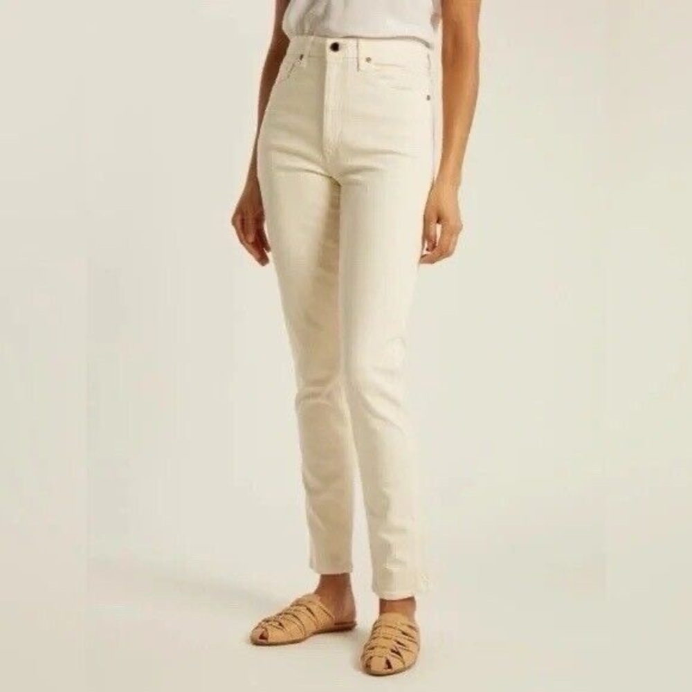 KHAITE Cream Jeans